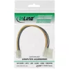 InLine mātesplates strāvas kabeļa adapteris 5,25 collu / 4 kontaktu 12V 0,20m
