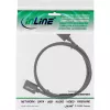 InLine DisplayPort 1.4 kabelis plāns, 8K4K, melns, zeltīti kontakti, 3m