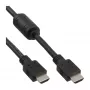 HDMI kabelis High Speed vīriešu + ferīts melns 1.5m InLine 17611