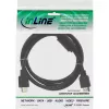 InLine HDMI kabelis High Speed vīr. + ferīts melns 1m
