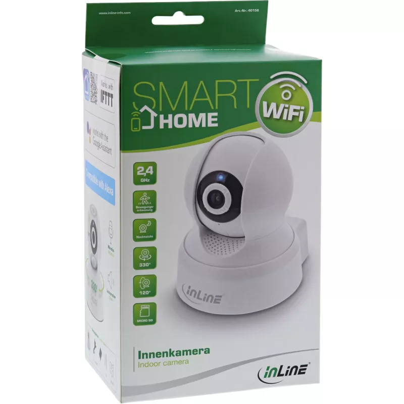 IP drošības kamera InLine Smart Home Camera iekštelpu