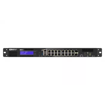 QNAP QGD-1600 pārvaldāms Gigabit Ethernet (10/100/1000) 1U melns, pelēks