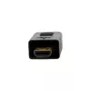 InLine High Speed HDMI kabelis ar Ethernet, AM/DM, īpaši plāns, melns/zelta, 0,3 m