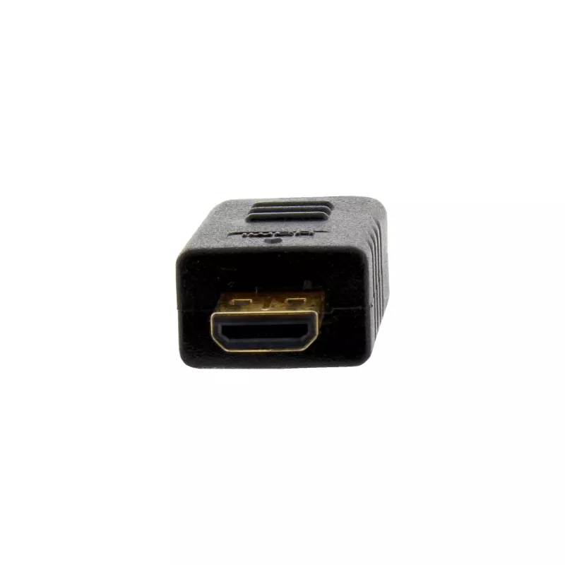 InLine High Speed HDMI kabelis ar Ethernet, AM/DM, īpaši plāns, melns/zelta, 0,3 m