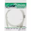 InLine USB 2.0 kabelis Tips A vīr. / B vīr., caurspīdīgs, ferīta serde, 0,3 m