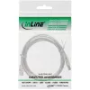 InLine USB 2.0 kabelis Type A vīr. / B vīr., caurspīdīgs, 0,3 m