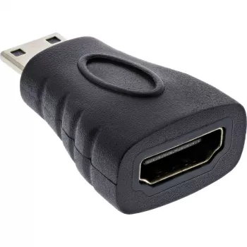 InLine HDMI adapteris, , HDMI A ligzda / HDMI C spraudnis, 4K/60Hz, zeltīts