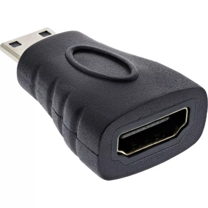 InLine HDMI adapteris, , HDMI A ligzda / HDMI C spraudnis, 4K/60Hz, zeltīts