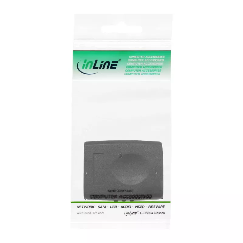 InLine HDMI adapteris HDMI A sieviešu/sieviešu ar zeltītiem kontaktiem, 4K2K