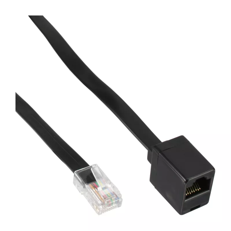 InLine ISDN pagarinātājs RJ45 8P8C vīriešu / sieviešu 5m