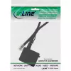 InLine TAE adaptera kabelis RJ11 6P4C vīrišķais uz TAE-F vācietis sievišķo 0,2 m