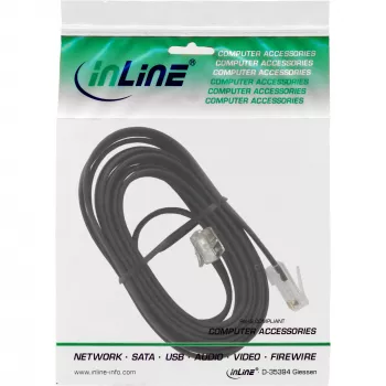 InLine Modular kabelis RJ45 8P6C to RJ12 6P6C male / male 6m