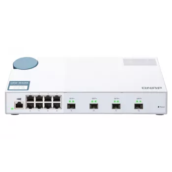 QNAP QSW-M408S tīkla slēdzis Pārvaldīts L2 Gigabit Ethernet (10/100/1000) Balts