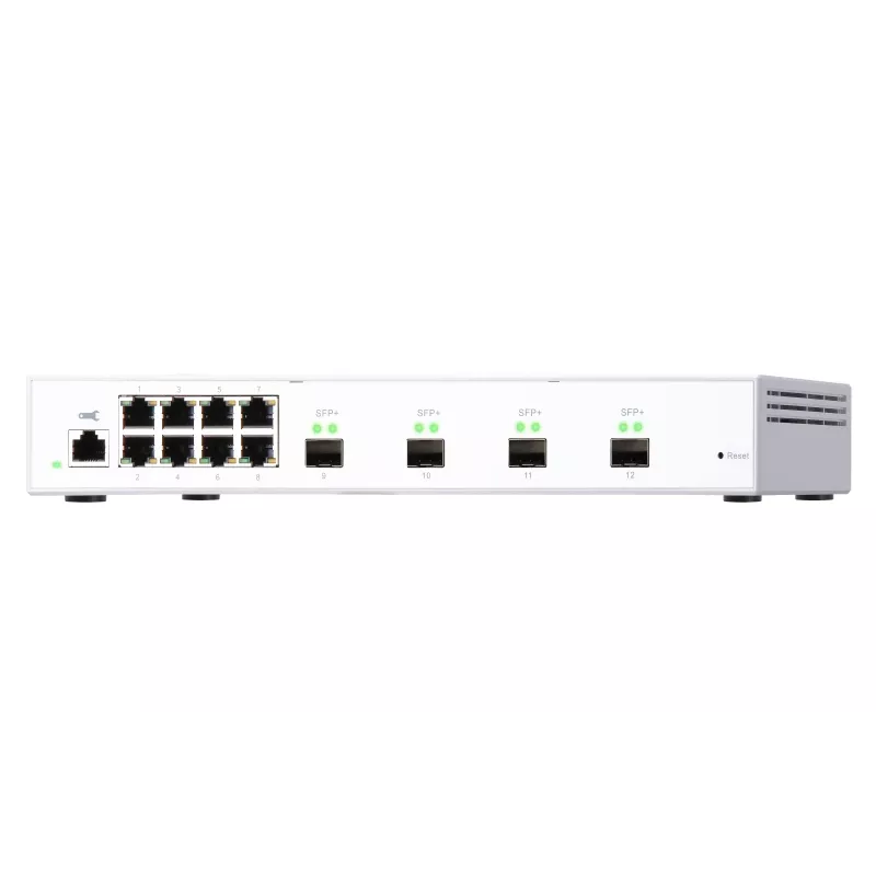 QNAP QSW-M408S tīkla slēdzis Pārvaldīts L2 Gigabit Ethernet (10/100/1000) Balts