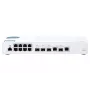 QNAP QSW-M408-2C tīkla slēdzis, pārvaldīts L2, 10G Ethernet (100/1000/10000), balts