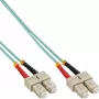 Fiber Optical Duplex kabelis SC/SC InLine 83503O 3m OM3 50/125µm