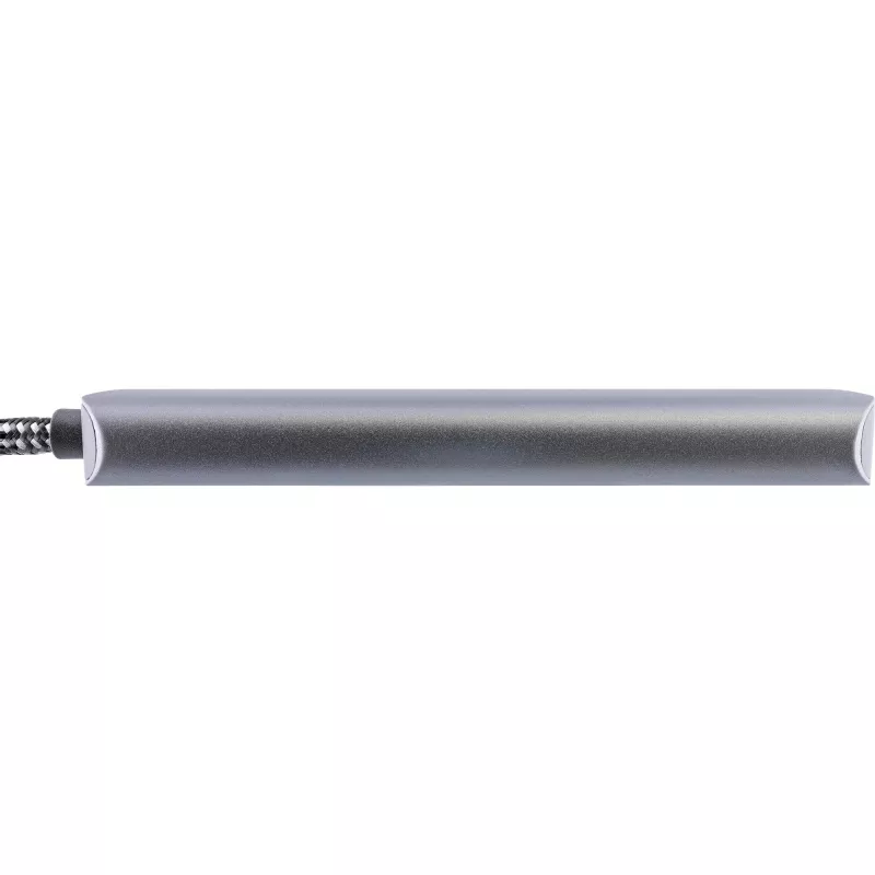 InLine USB 3.2 centrmezgls, USB-C uz 4x USB A 10Gb/s, alumīnija, pelēks