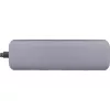 InLine USB 3.2 centrmezgls, USB-C uz 4x USB A 10Gb/s, alumīnija, pelēks