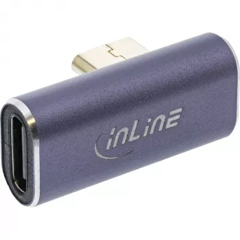 InLine USB4 adapteris, USB-C spraudnis/ligzda vertikāli pa labi/pa kreisi leņķī