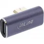 InLine USB4 adapteris, USB-C spraudnis/ligzda vertikāli pa labi/pa kreisi leņķī