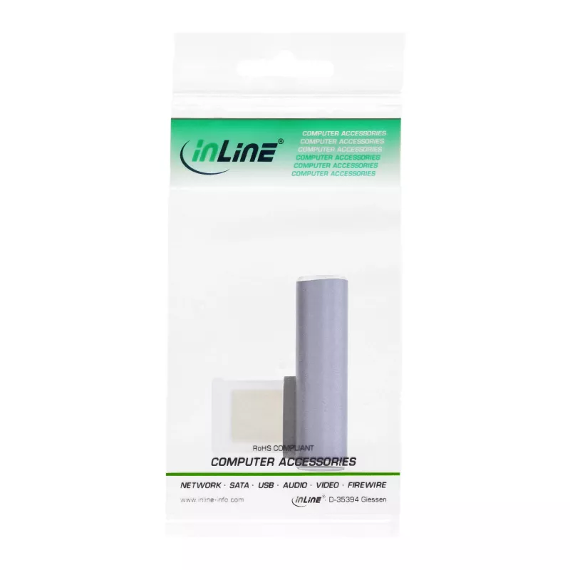 InLine USB4 adapteris, USB-C spraudnis/ligzda vertikāli pa labi/pa kreisi leņķī