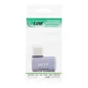 InLine USB4 Adapter, USB-C vīr./siev. labā/kreisā leņķa, alumīnijs, pelēks