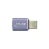 InLine USB4 Adapter USB-C male/female aluminium pelēka 35900A