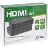 InLine HDMI slēdzis, 3 portu, 4K2K@60Hz, HDCP 2.2