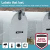DYMO Authentic D1 Durable uzlīmes | Balta druka uz sarkanas lentes | 12 mm x 3 m | Marķēšanas lente LabelManager marķētājiem