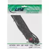 InLine kontaktligzdu bloks InLine 16461S 6-vietīgs ar zemējuma kontaktu CEE 7/3 melns 1.5 m