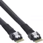 InLine plāns SAS kabelis, SFF-8654 uz SFF-8654, 24Gb/s, 1m