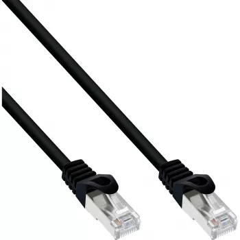 InLine komutācijas kabelis SF/UTP Cat.5e melns 20m, 20 m, Cat5e, SF/UTP (S-FTP), melns