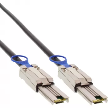 InLine SAS kabelis, Mini-SAS 26-pin SFF-8088 uz Mini-SAS 26-pin SFF-8088, 0.5m