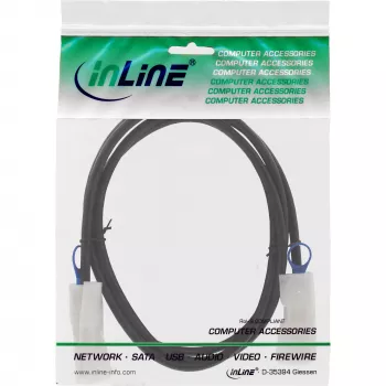 InLine SAS kabelis, Mini-SAS 26-pin SFF-8088 uz Mini-SAS 26-pin SFF-8088, 0.5m