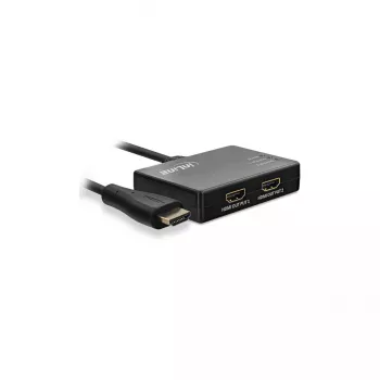 InLine kabeļa sadalītājs HDMI 2 portu, 4K/60 Hz, ar USB barošanas kabeli, 0,5 m