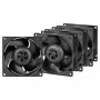 Ventilators ARCTIC S8038-7K 80 mm 118.93 m³/h Divu lodīšu gultnis Melns