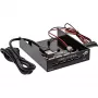 InLine 4-portu USB 3.0 paneļa centrmezgls 3,5 collu diskešu nodalījumam, melns