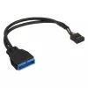 InLine USB 2.0 uz 3.0 iekšējais USB savienotāja kabelis 33449I