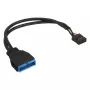InLine USB 2.0 uz 3.0 iekšējais USB savienotāja kabelis 33449I