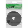 InLine kabeļu saites ar āķa-cilpas stiprinājuma lenti 16 mm melna 10 m