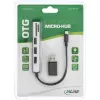 InLine USB OTG karšu lasītājs & 3 portu USB 2.0 centrmezgls SDXC un microSD + adapterim