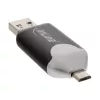 InLine USB3.0 Dual Cardreader, USB A un Micro-USB 2.0 priekš SDXC un microSDXC