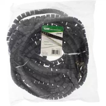 Elastīgais kabeļu kanāls InLine 59947T 10 m melns 20 mm