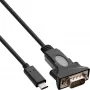 InLine USB-C uz seriālo adaptera kabelis, USB-C vīr. / DB9 vīr., 1,8 m