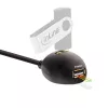 InLine USB 3.2 Gen.1 kabelis USB Type A M / A F + barošana, ar statīvu, melns, 1m