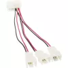 InLine PC ventilatora adaptera kabelis 12V / 5V līdz 3 ventilatoriem 33005A