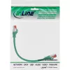 InLine komutācijas kabelis S/FTP PiMF Cat.6 250MHz PVC varš zaļš 0.25m
