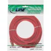 InLine komutācijas kabelis S/FTP PiMF Cat.6 250MHz PVC varš, sarkans, 7.5m
