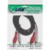 InLine audio kabelis 2x RCA vīr./vīr. 3m InLine 89938A