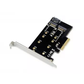 Conceptronic EMRICK 2-in-1 M.2 SSD PCIe adapteris SATA AHCI NVMe